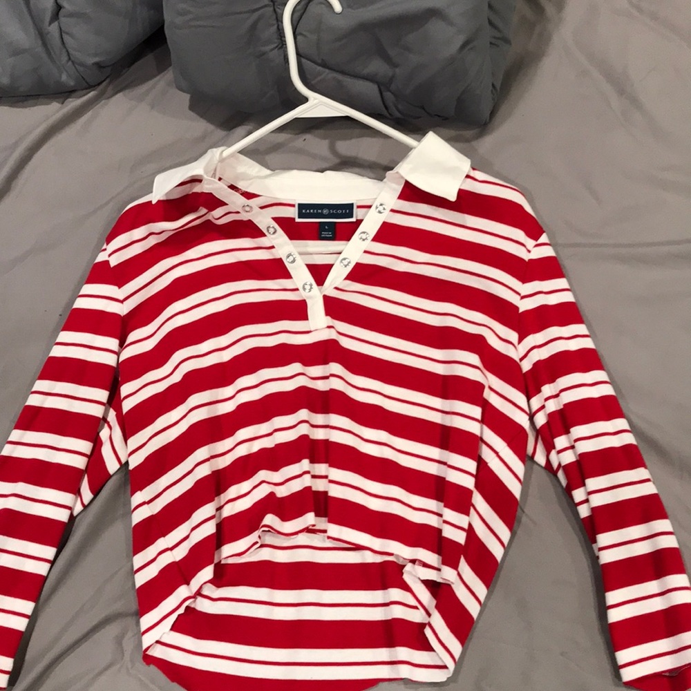 Striped Aesthetic Crop Top